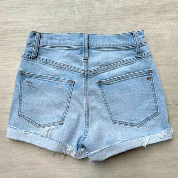 Madewell High-Rise Denim Shorts: Sun Embroidered Edition size 23 - Picture 4 of 9